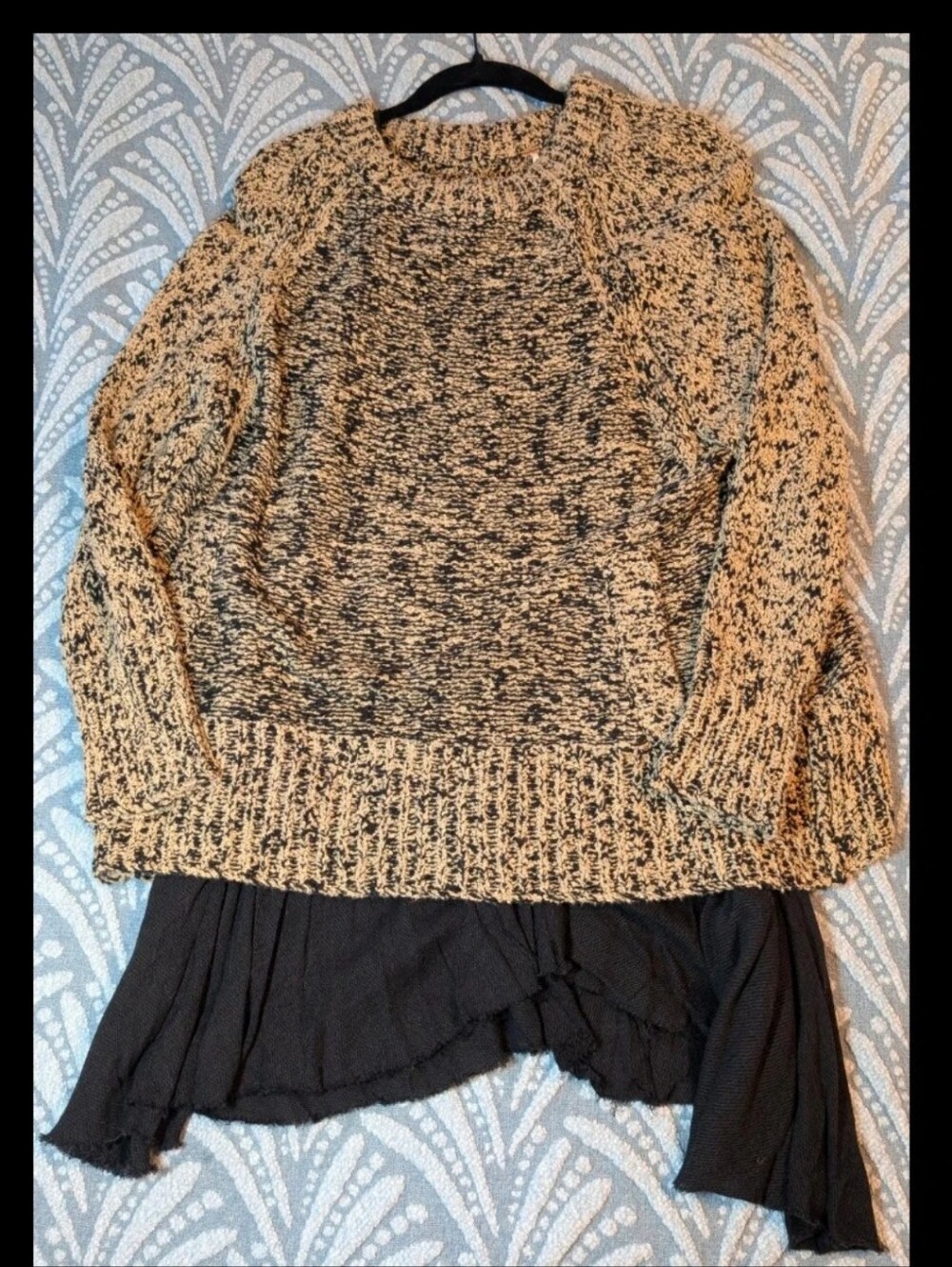 Free People 2 Piece Knit Swing Sweater Set